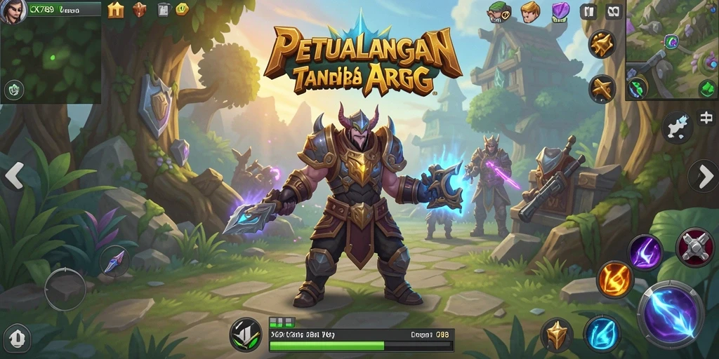 Tangkapan layar CK789 menampilkan pertarungan seru dalam dunia ARPG.