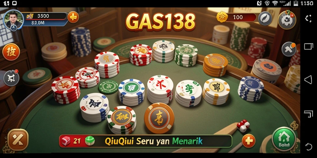 Screenshot GAS138 menampilkan gameplay seru QiuQiu yang menarik.