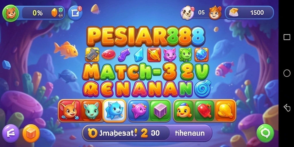 Menampilkan gameplay menantang dan seru dari PESIAR88.