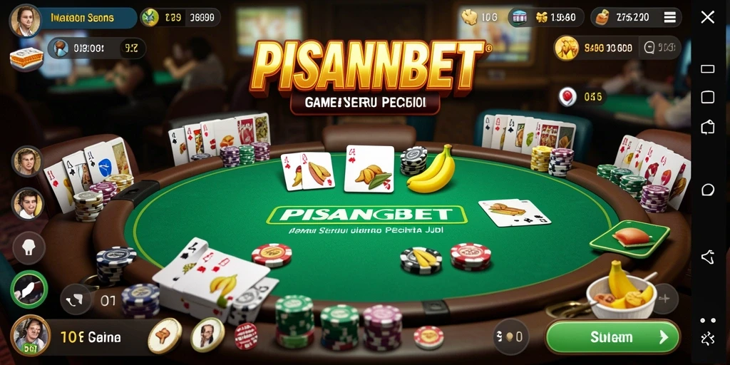 Tampilan menarik dari gameplay Poker PISANGBET yang menantang.