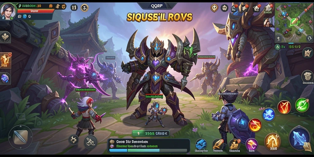Tampilan gameplay menawan dari QQRP yang penuh strategi.