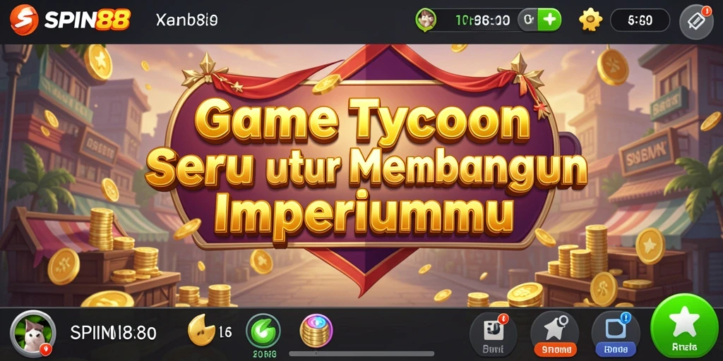 Tampilan gameplay SPIN88 yang menarik saat membangun bisnis.