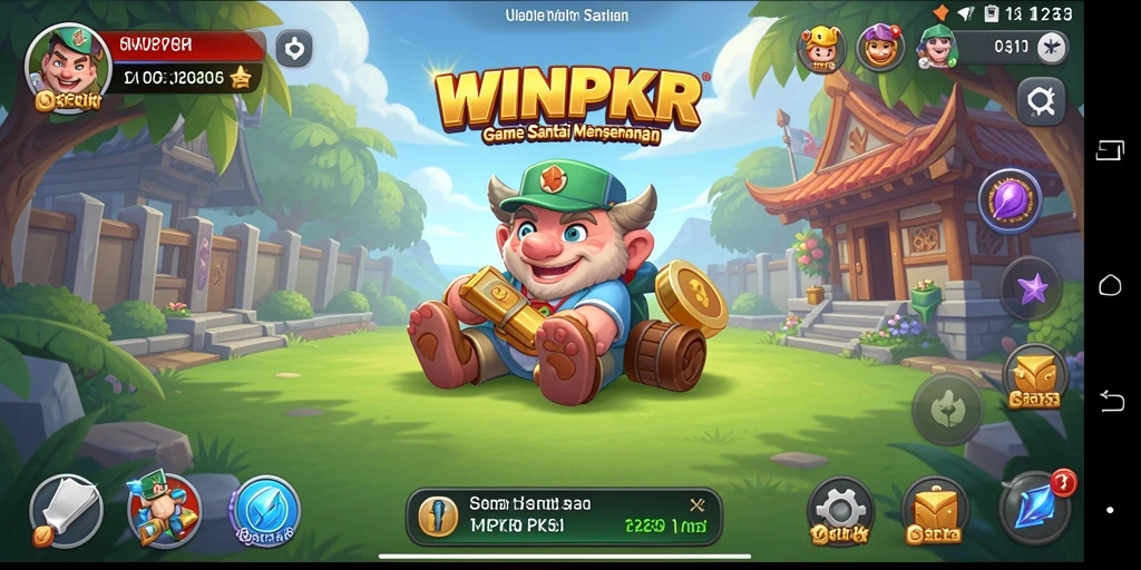 Tampilan gameplay <strong>WINPKR</strong> yang menarik dan menggembirakan.